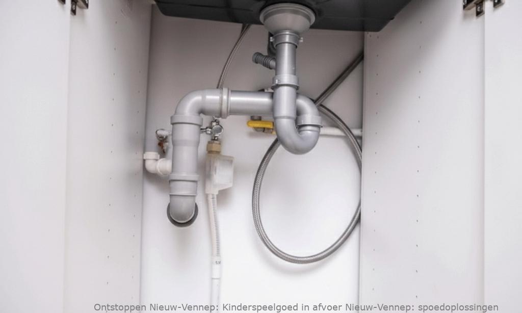 Kinderspeelgoed in afvoer Nieuw-Vennep: spoedoplossingen