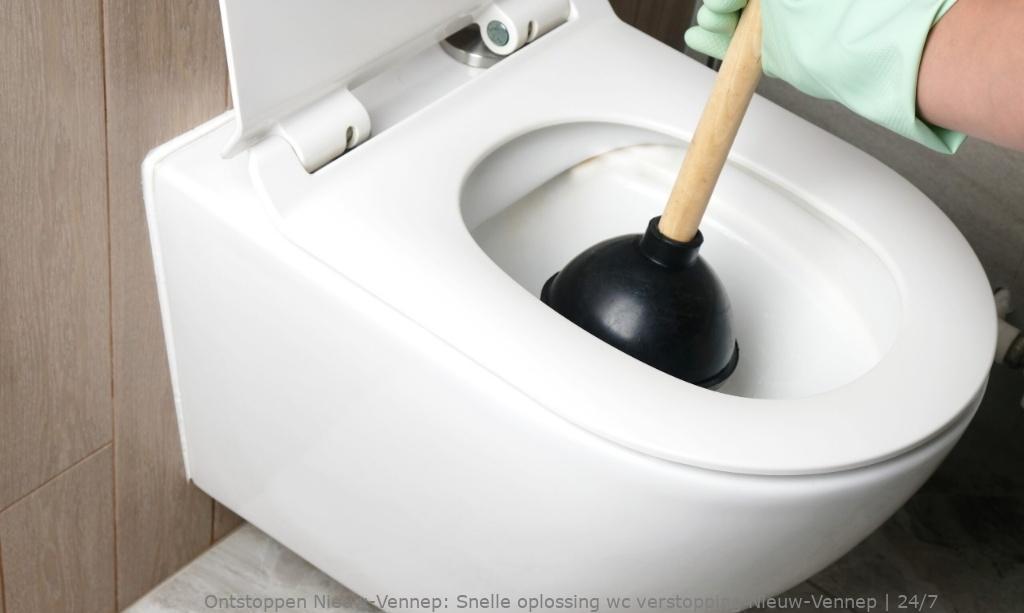 Snelle oplossing wc verstopping Nieuw-Vennep | 24/7